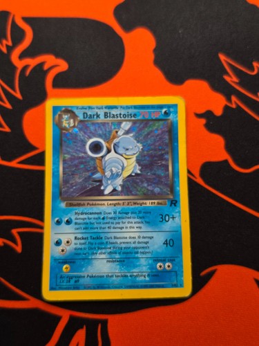 Dark blastoise holo pokemon - holo,