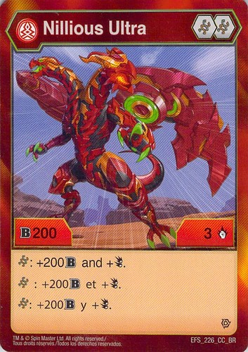 Bakugan nillious ultra pyrus - ultra,